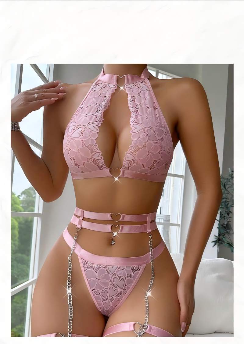 Sexy Lingerie Set Push Up Lace - огляд і ціна Minimizer Bra Women