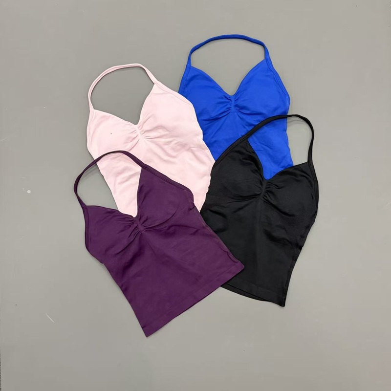 Gym Women Sports Tank Top Seam - огляд і ціна Sports Bra Racerback