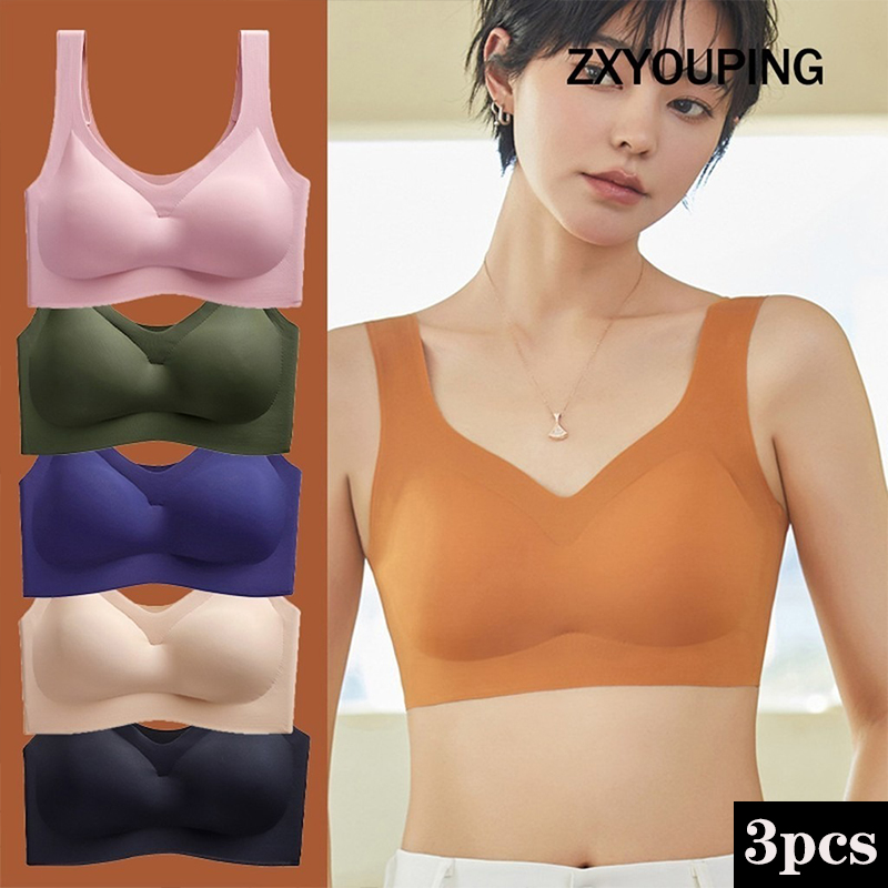3PCS Sexy Sports Bra Seamless  - огляд і ціна Underwire Bra Padded